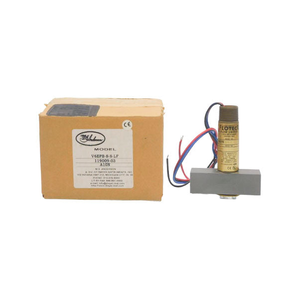 W.E. ANDERSON V6EPB-S-S-LF 125/250VAC 5A NSMP