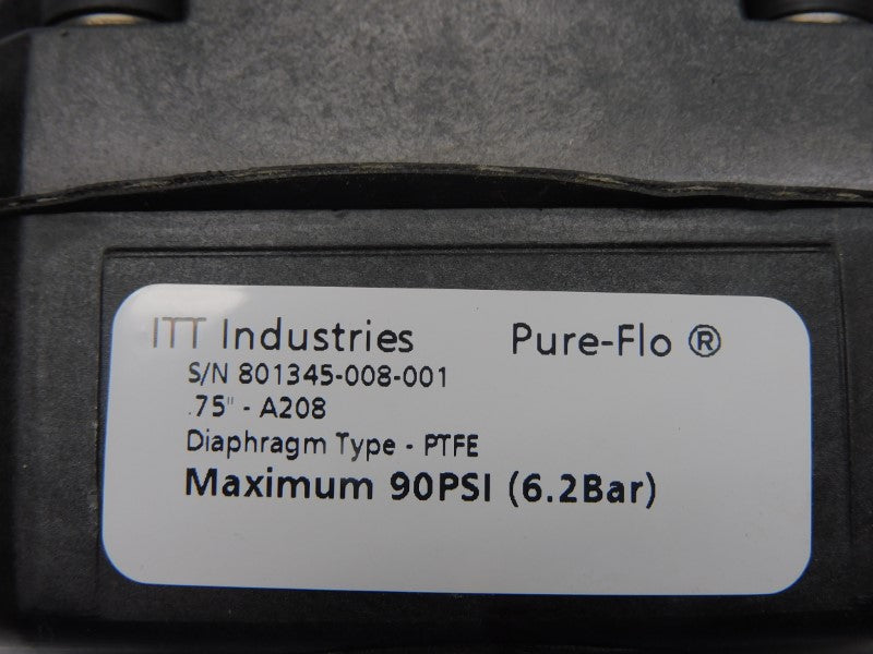 ITT .75-N-PN-31-M7-A208-AO 90PSI .75" NSNP