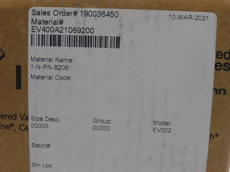 ITT 1-N-PN-B208 EV002 NSFS