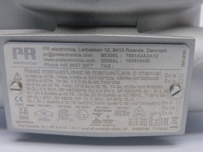 PR ELECTRONICS 7501A3A2A12 NSNP