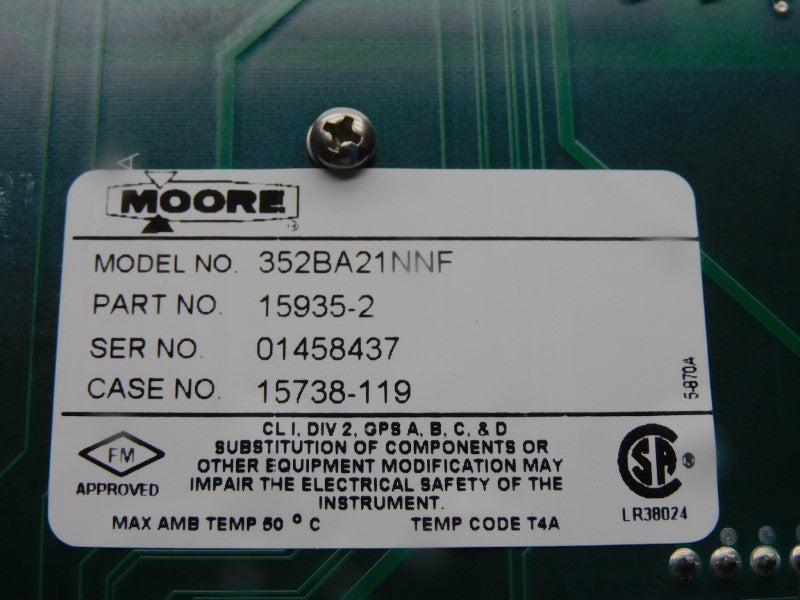 MOORE 352BA21NNF 15935-2 (AS IS) NSNP