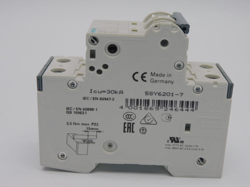 SIEMENS 5SY6201-7 400V 1A NSMP