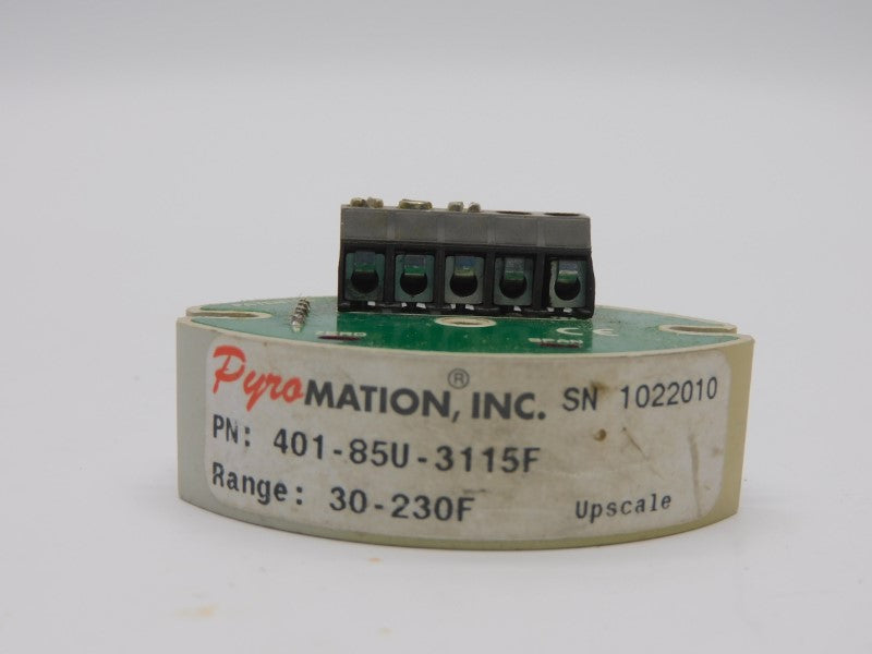 PYROMATION 401-85U-3115F 30-230F UNMP