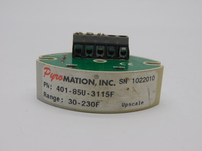 PYROMATION 401-85U-3115F 30-230F UNMP