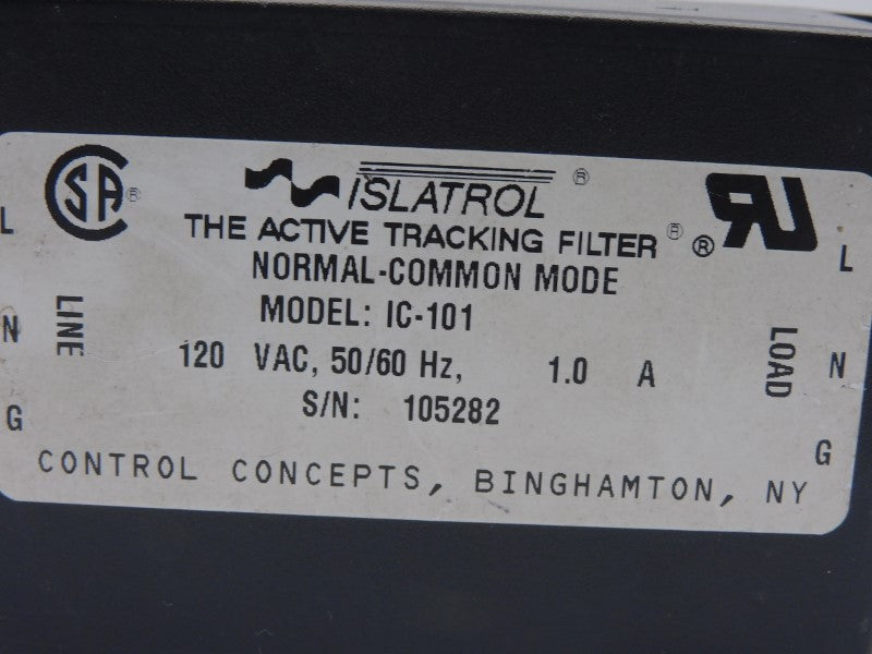 ISLATROL IC-101 120VAC 1.0A NSNP