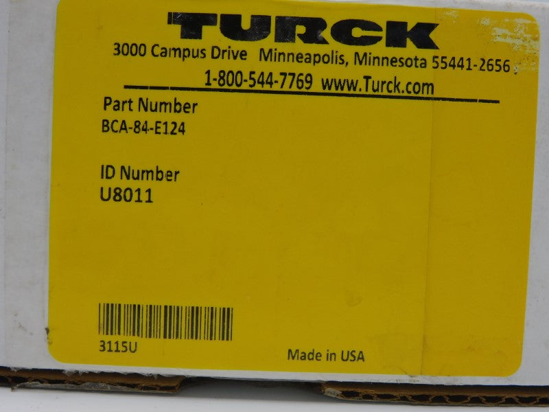 TURCK BCA-84-E124 U8011 NSMP