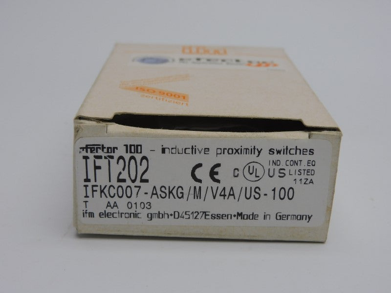 IFM EFECTOR IFKC007-ASKG/M/V4A/US-100 IFT202 NSMP