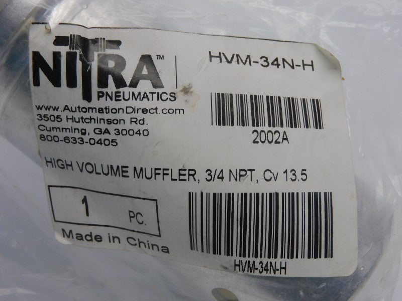 NITRA HVM-34N-H 3/4" NSMP