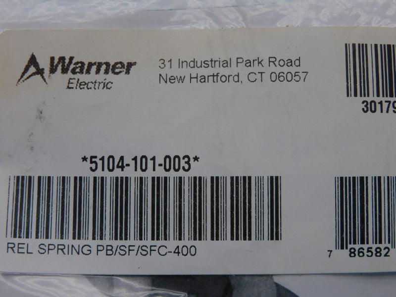 WARNER ELECTRIC 5104-101-003 NSMP
