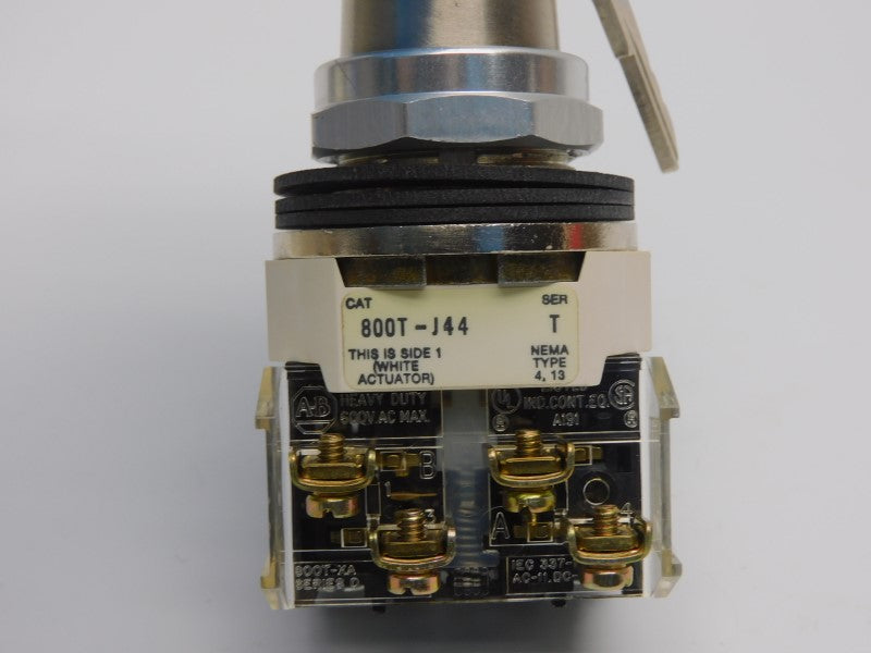 ALLEN BRADLEY 800T-J44A SER. T (BK/YL) NSMP