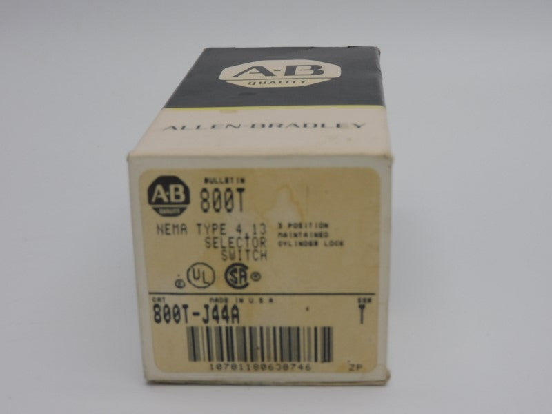 ALLEN BRADLEY 800T-J44A SER. T (BK/YL) NSMP
