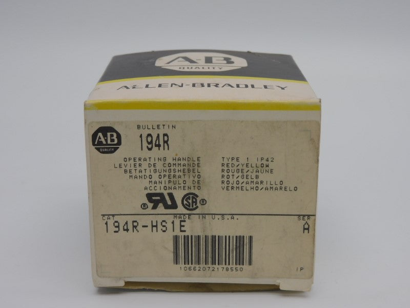 ALLEN BRADLEY 194R-HS1E SER. A (BK/YL )NSMP