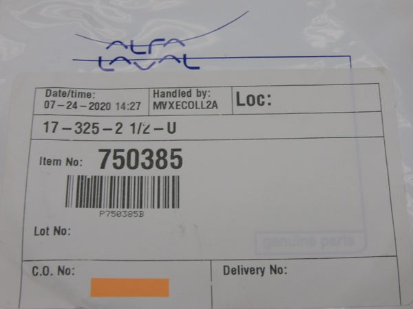 ALFA LAVAL 17-325-2-1/2-U 750385 NSMP