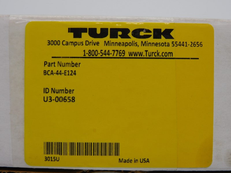 TURCK BCA-44-E124 U3-00658 NSMP