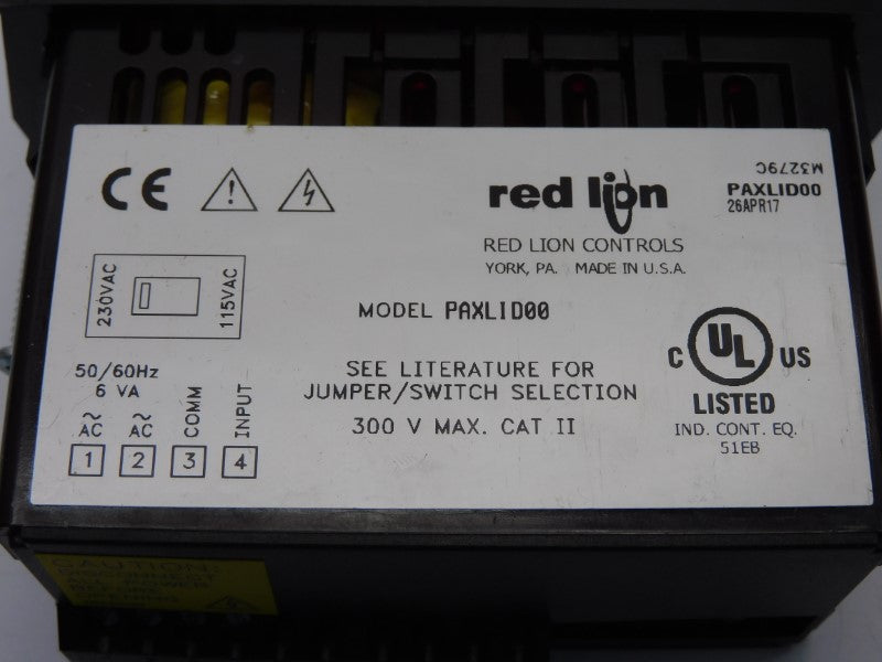 RED LION CONTROLS PAXLID00 300V NSMP