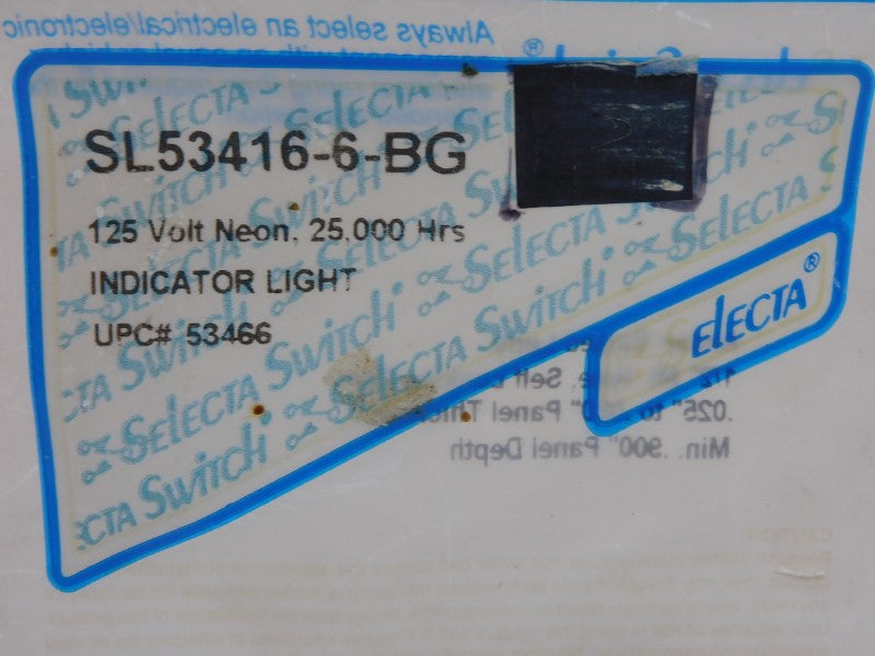 SELECTA SL53416-6-BG 125V NSMP