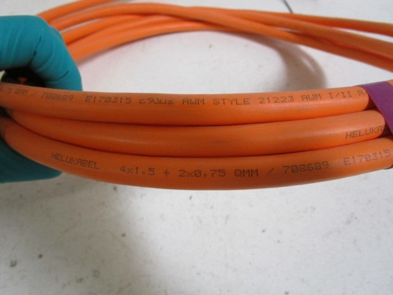 HELUKABEL 4x1,5+2x0,75 QMM CABLE 708689 UNMP