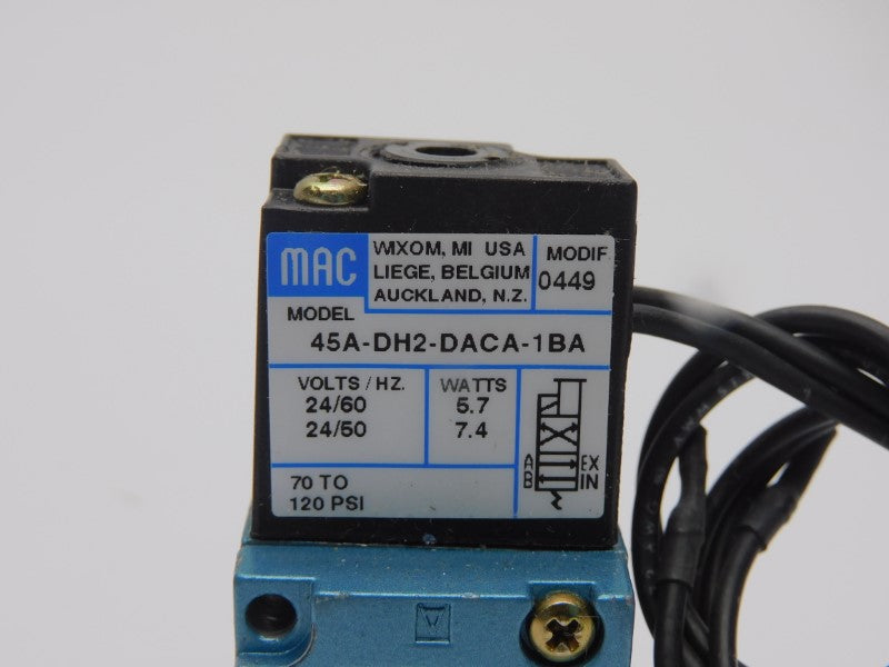 MAC 45A-DH2-DACA-1BA 24V 70-120PSI NSMP