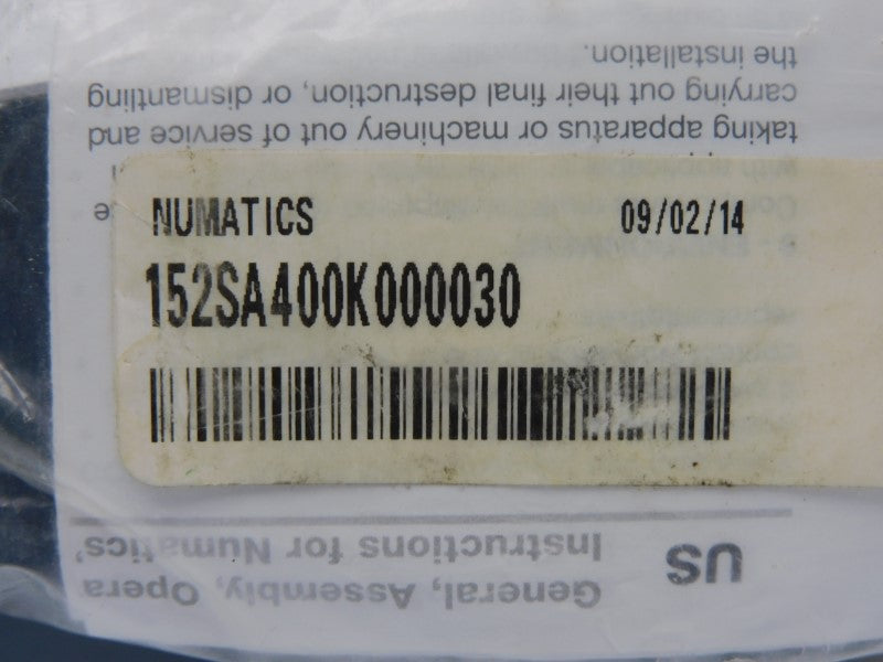 NUMATICS 152SA400K000030 110/120V .12A 150PSI NSMP