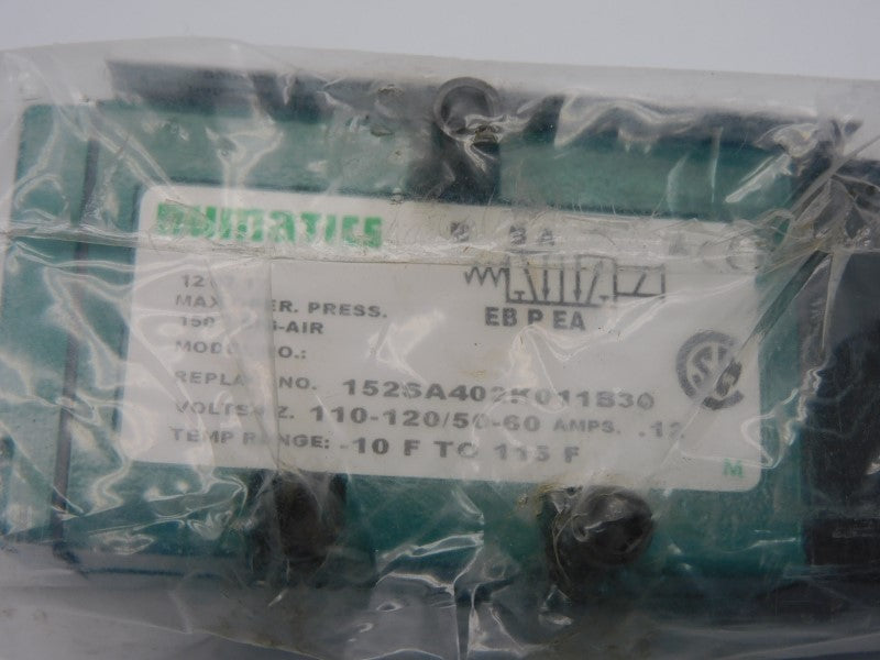 NUMATICS 152SA402K011B30 110/120V .12A 150PSI NSMP