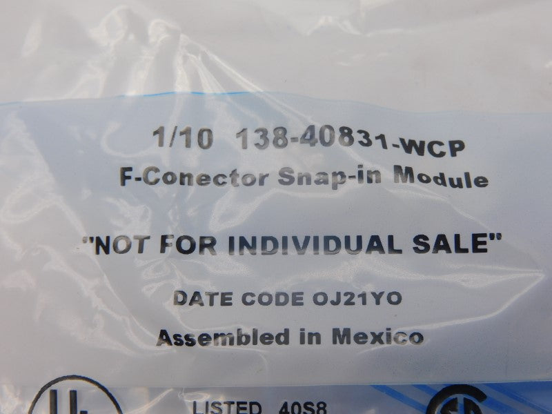 LEVITON 138-40831-WCP NSMP