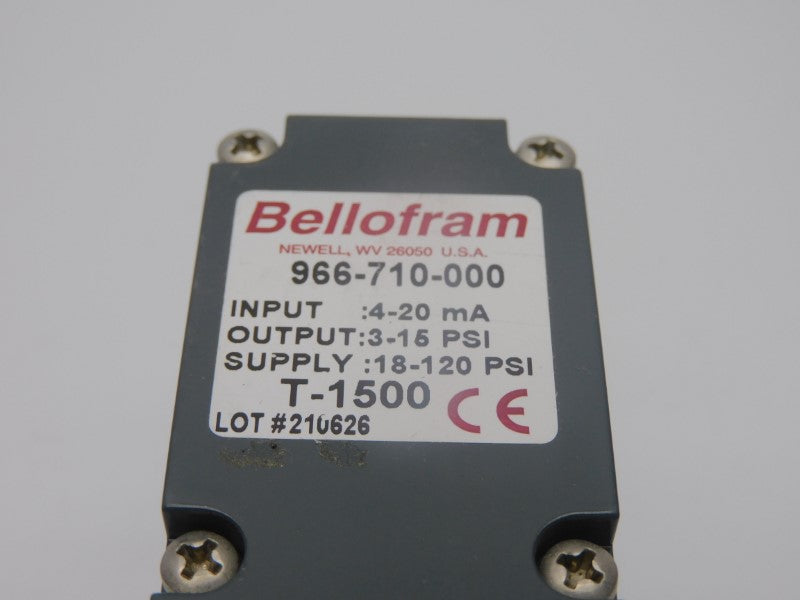 BELLOFRAM 966-710-000 3-15PSI UNMP