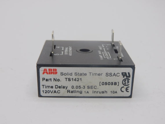 ABB TS1421 120VAC 10A 1A 0.05-3S NSMP