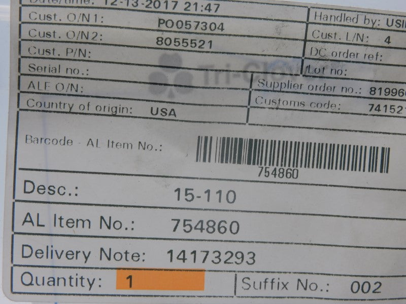 ALFA LAVAL 754860 NSMP