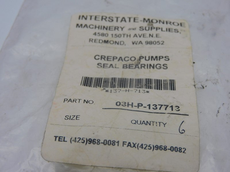 INTERSTATE-MONROE 03H-P-137713 (PKG OF 6) NSMP