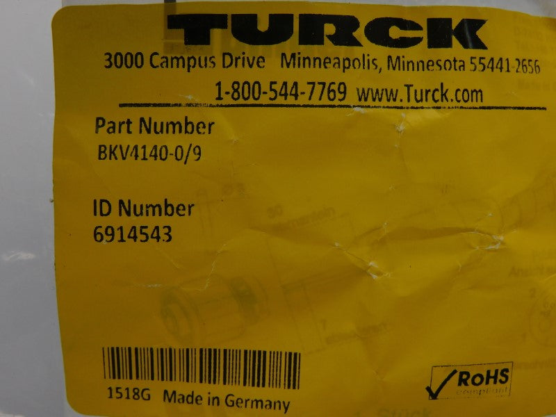 TURCK BKV4140-0/9 6914543 NSMP
