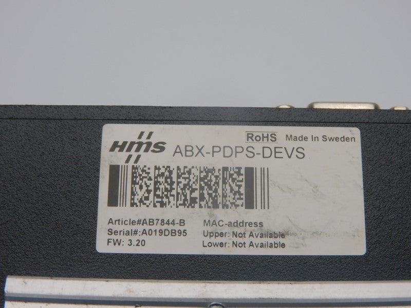 HMS ABX-PDPS-DEVS 24VDC F/W 3.20 NSNP