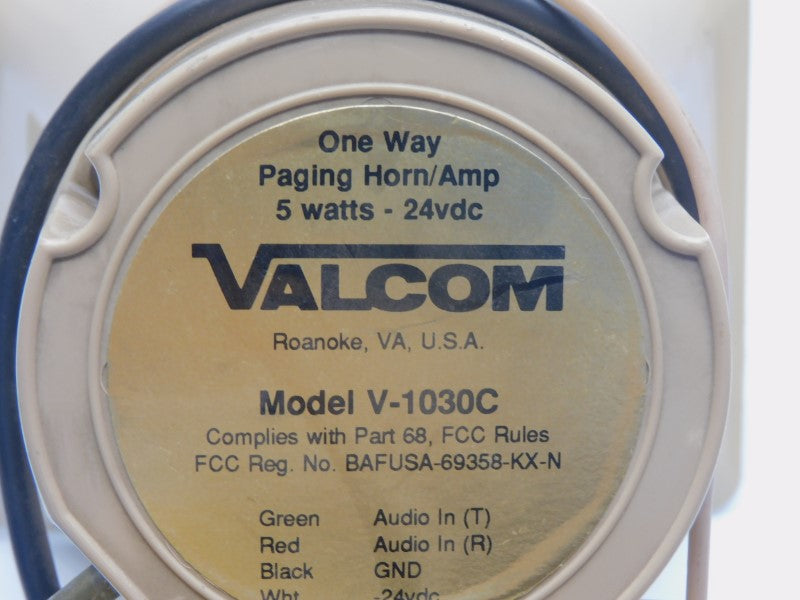 VALCOM V-1030C 24VDC UNMP