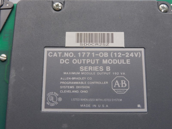 ALLEN BRADLEY 1771-OB SER. B 12-24V (NO TERMINAL) UNMP