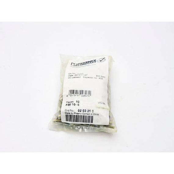 PHOENIX CONTACT FBI10-6 0203250 (PKG OF 10) NSMP
