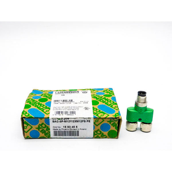 PHOENIX CONTACT SAC-3P-M12Y/2XM12FSPE 1683455 (PKG OF 5) NSMP