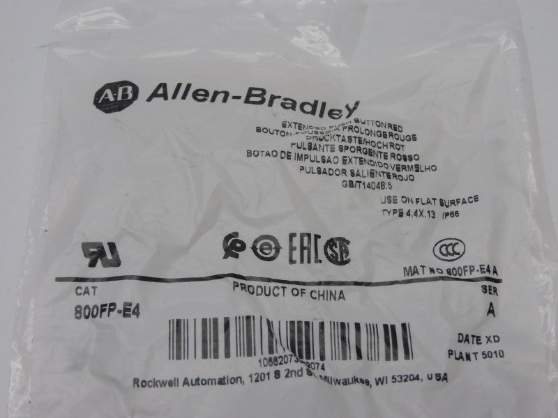 ALLEN BRADLEY 800FP-E4 SER. A NSMP