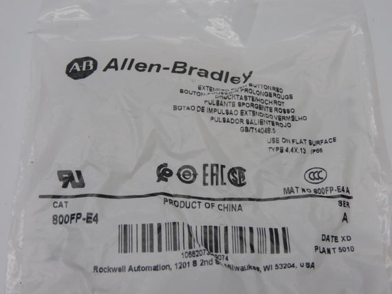 ALLEN BRADLEY 800FP-E4 SER. A NSMP