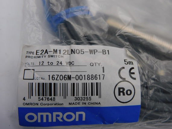OMRON E2A-M12LN05-WP-B1 12-24VDC 5M NSMP