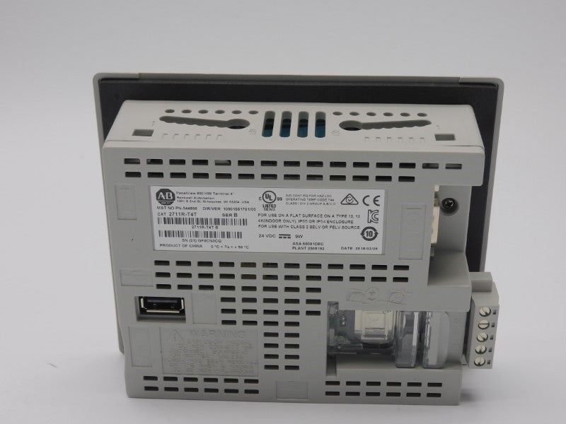 ALLEN BRADLEY 2711R-T4T SER. B VER. 03 24VDC NSMP