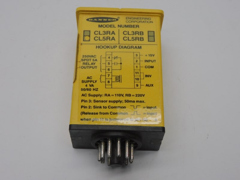 BANNER ENGINNEERING CL5RA 250VAC 5A UNMP