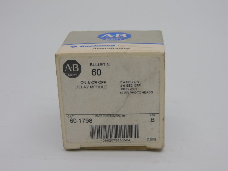 ALLEN BRADLEY 60-1798 SER. B .2-6S (GY/BL) NSMP
