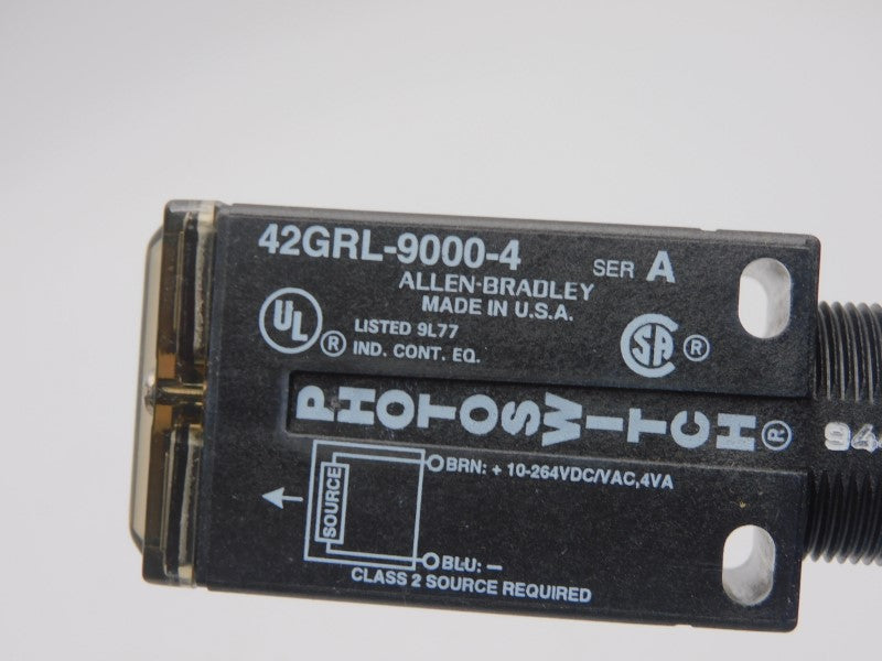 ALLEN BRADLEY 42GRL-9000-4 SER. A 10-264VAC/DC (BR/YL) NSMP