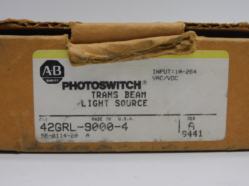 ALLEN BRADLEY 42GRL-9000-4 SER. A 10-264VAC/DC (BR/YL) NSMP