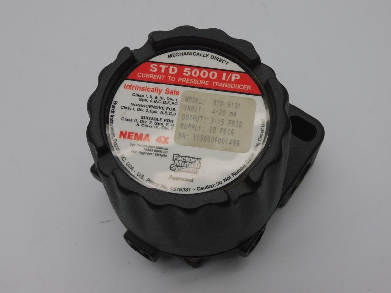 BRANDT INSTRUMENTS STD5131 3-15PSI NSNP