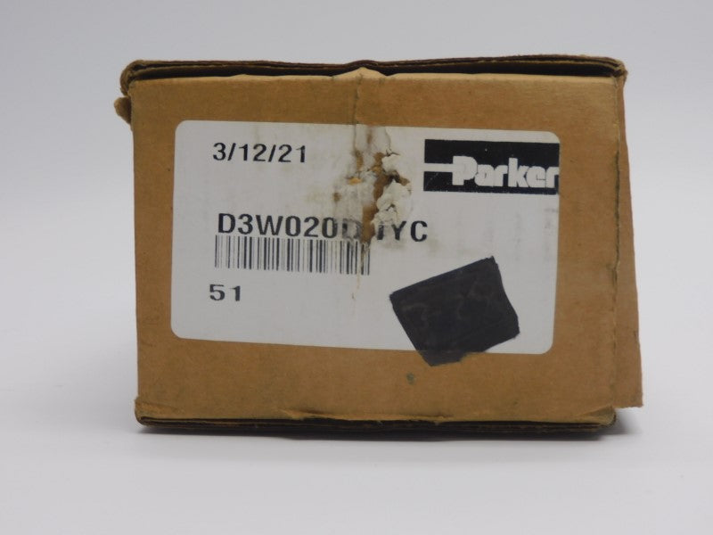 PARKER D3W020DNYC 110/120V 0.79-0.93A 5000PSI NSMP
