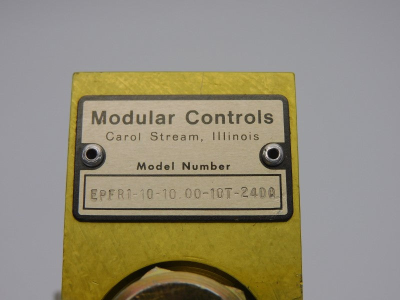 MODULAR CONTROLS EPFR1-10-10.00-10T-24DQ 24VDC 3000PSI NSNP