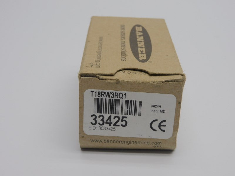 BANNER ENGINEERING T18RW3RQ1 33425 20-250VAC NSMP