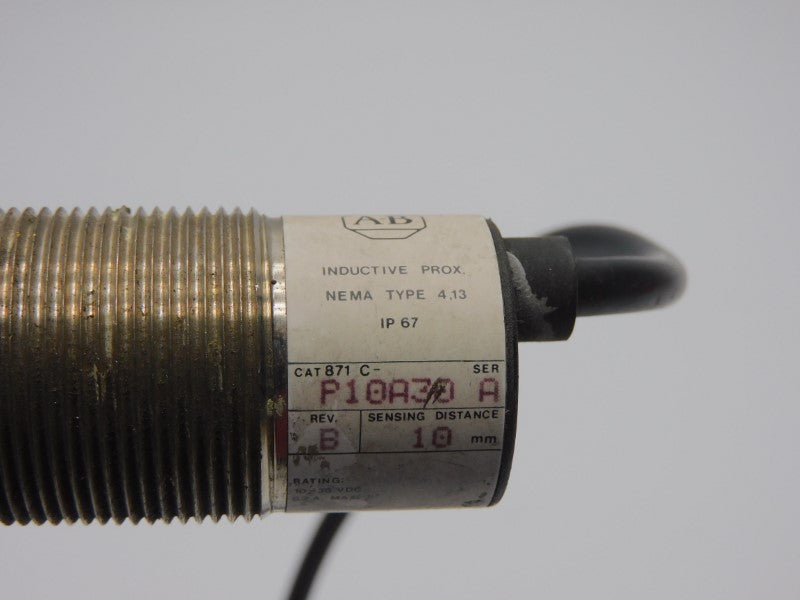 ALLEN BRADLEY 871C-P10A30 SER. A REV. B 10-30VDC UNMP