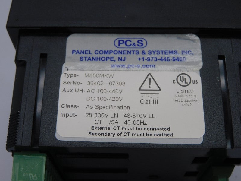 PC&S MULTITEK M850MKW 100-440VAC 5A NSNP