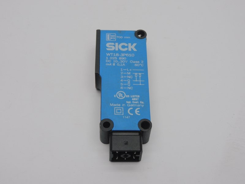 SICK WT18-3P610 1025890 10-30VDC 0.1A UNMP